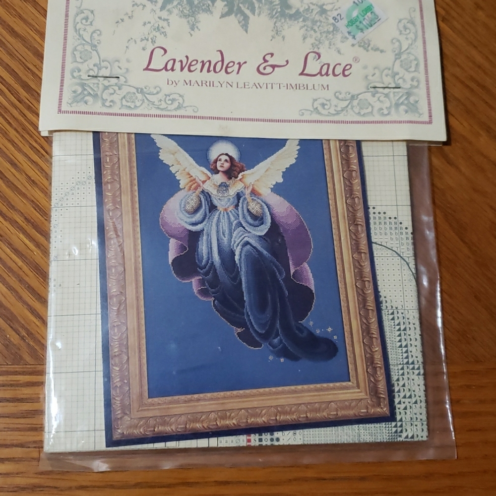 Lavender & Lace - Angel of the Morning Counted Cross Stitch Pattern